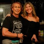 Key West couple poses at local music bar, Surly Siren Saloon